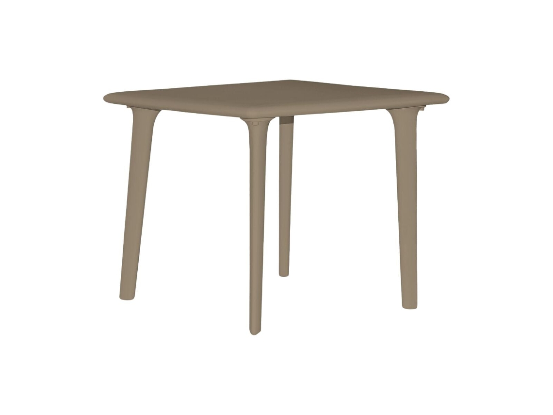 Mesa Cuadrada Exterior 90x90 Chocolate Dessa Resol