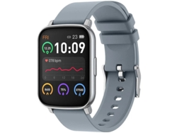 Reloj inteligente para mujer, con monitor de actividad física de 1,69 pulgadas, sueño, calorías, Android e iOS, Yizhood (gris)