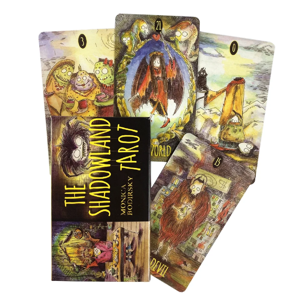 Tarô Das Terras Sombrias (versão Em Inglês Para Iniciantes, Jogo De Cartas De Adivinhação Para Profissionais, Jogo De Tabuleiro)