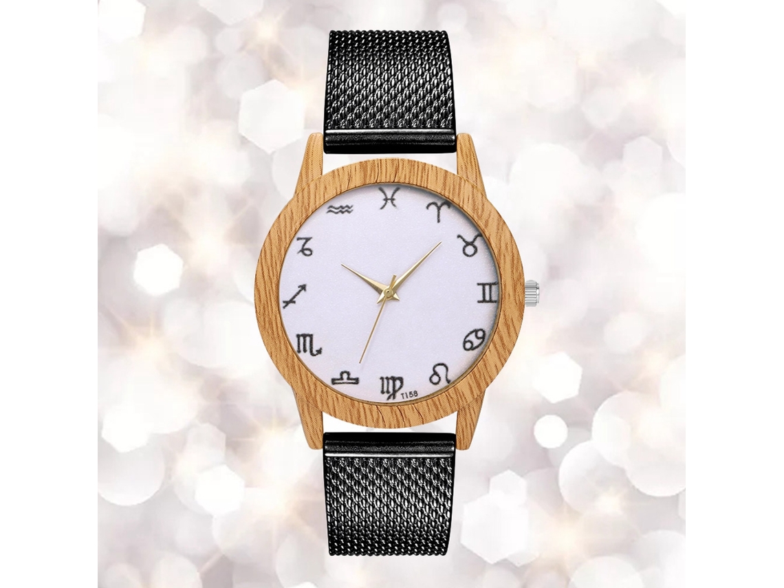 Reloj De Pulsera Unisex De Cuarzo, Elegante, Con Diseño Moderno Y Silencioso (negro).