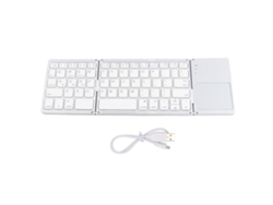 Teclado Bluetooth plegable en miniatura con panel táctil