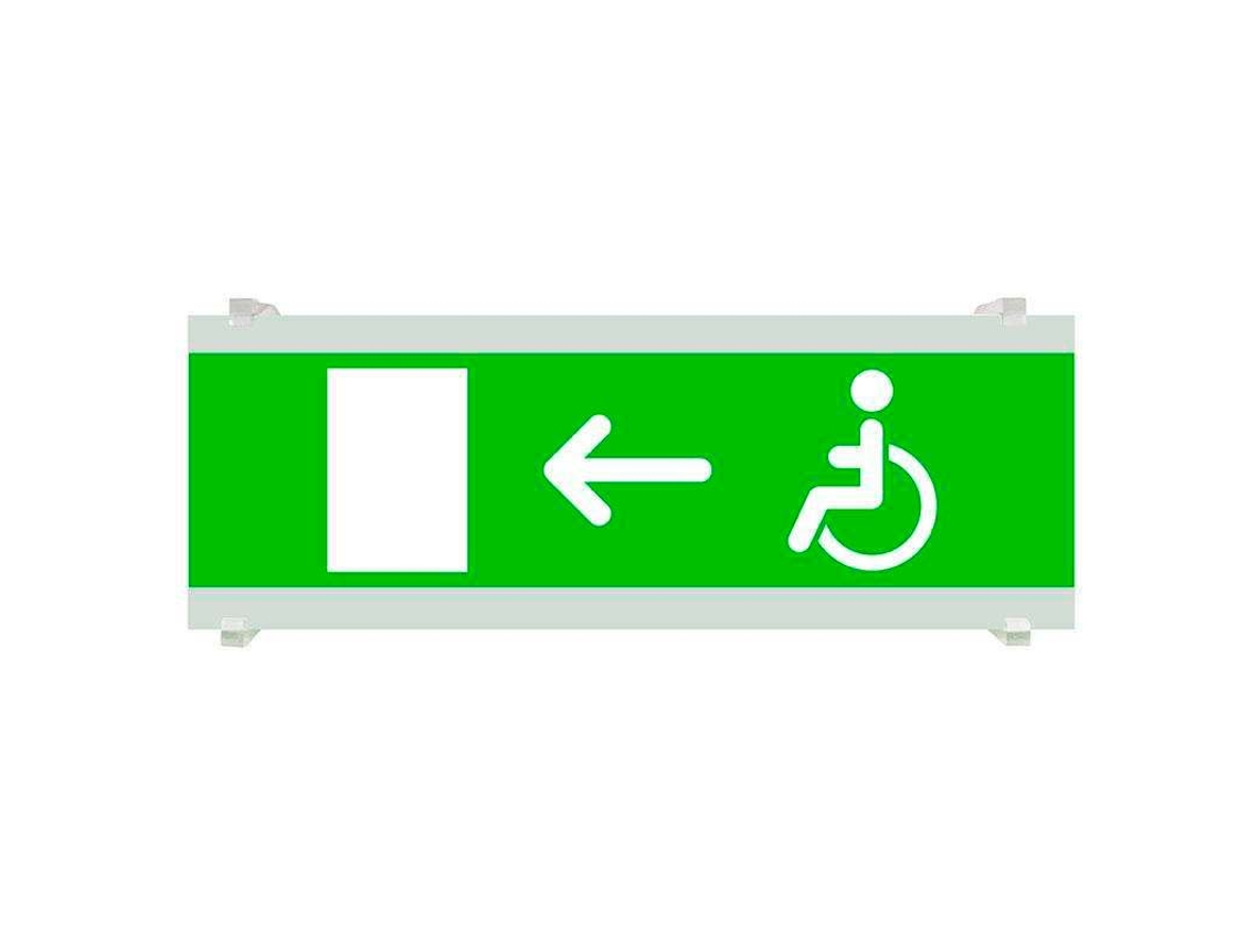 Señal Evacuación Sl11 Para Emerlux LEDBOX