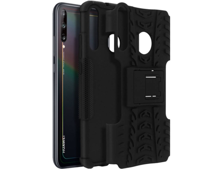Carcasa Huawei P40 Lite AVIZAR BACK-QUADRO-BK-P40E Negro