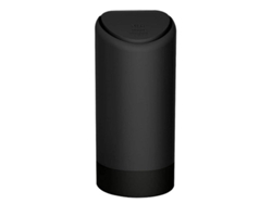 2026-basura Coche Mini Plástico Metal Con Tapa Silicona Portátil 15x7cm Negro Organizer Consola