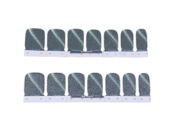14 Pegatinas Autoadhesivas Para Uñas Diy Con Purpurina Y Diamantes De Imitación, Cinta Adhesiva Para Esmalte De Uñas, Sobre Completo (05)