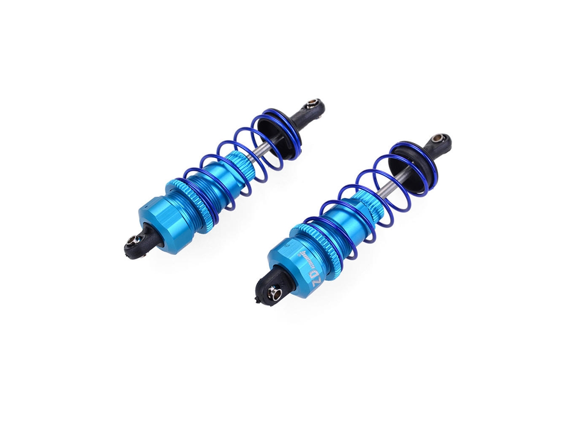 Amortiguador delantero de aleación ZD Racing 7358 (2 unidades, relleno de aceite) para HSP Redcat Hongnor LRP HPI Hobao 1/10