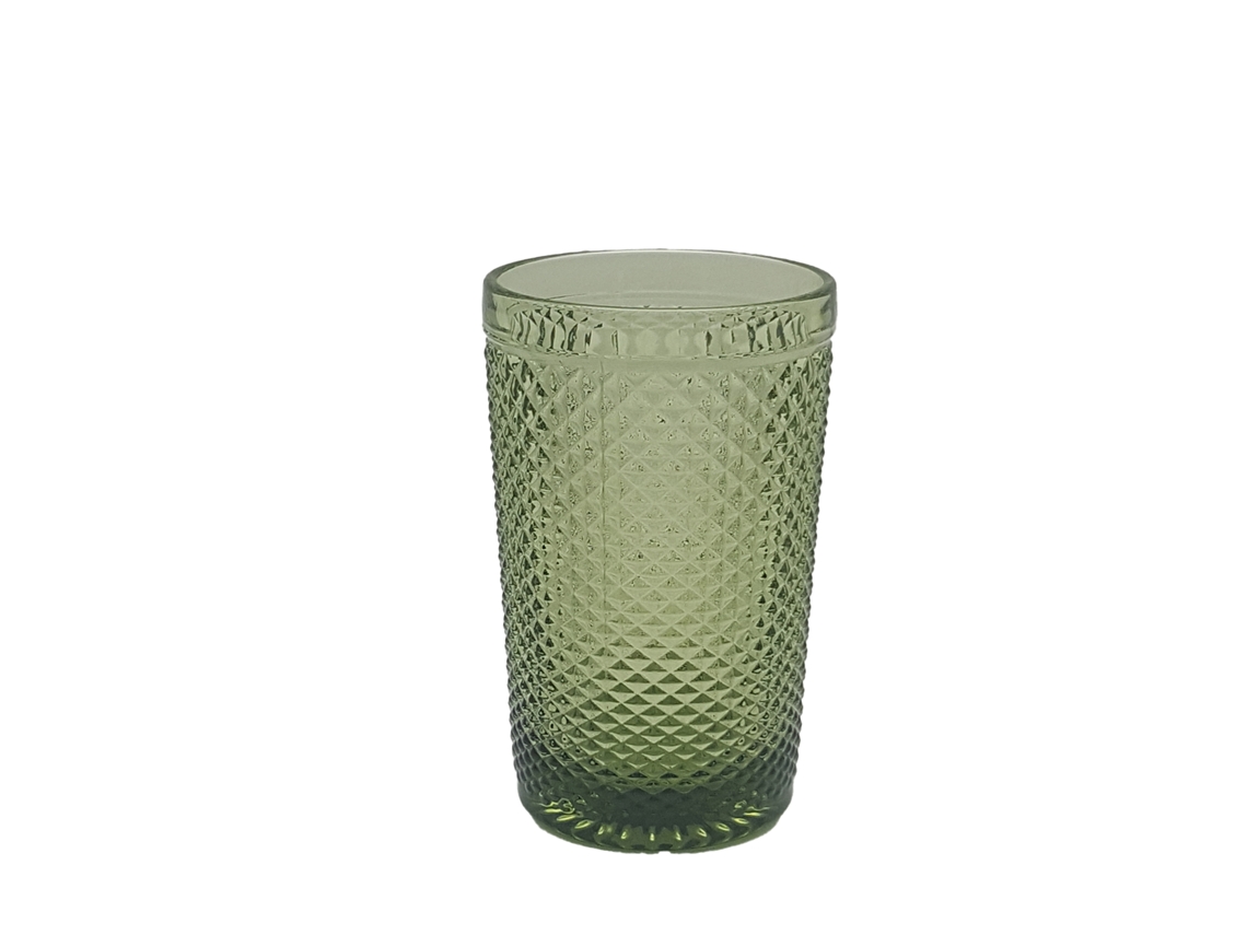 Set de 6 Vasos MY GLASS 350  ml Bicos Verdes