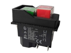 Interruptores electromagnéticos, pulsadores compatibles con herramientas de jardinería KJD17, 220 V, 4 pines - Terminales