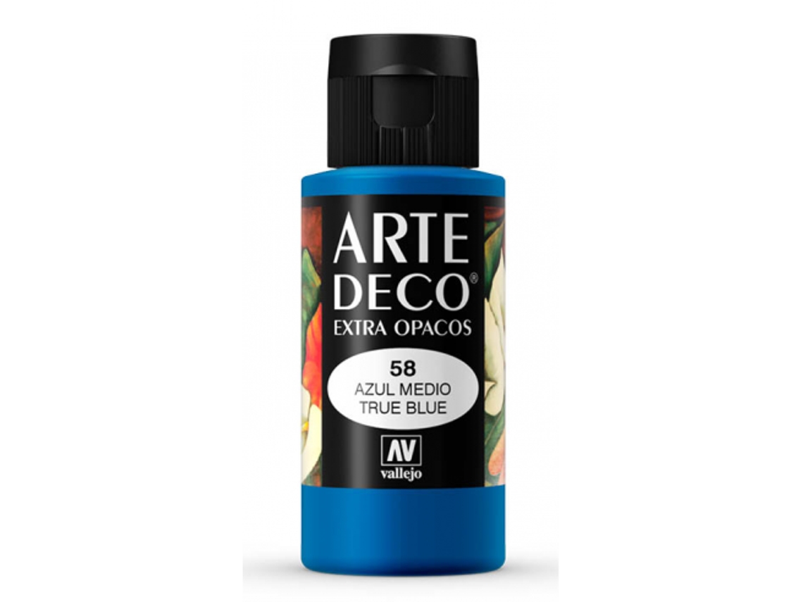 Pintura Acrilica Arte Deco Vallejo 60 Ml (Azul Medio 58)
