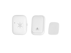 Timbre Inalámbrico Autonomo Exterior Ding Dong Blanco Casa Oficina Villa Plug Uk 100‑230v
