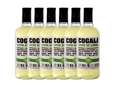 Cachaza NOR-IBERICA DE BEBIDAS Nor-Iberica De Bebidas Cogali Limón (0.7 L - 6 unidades)
