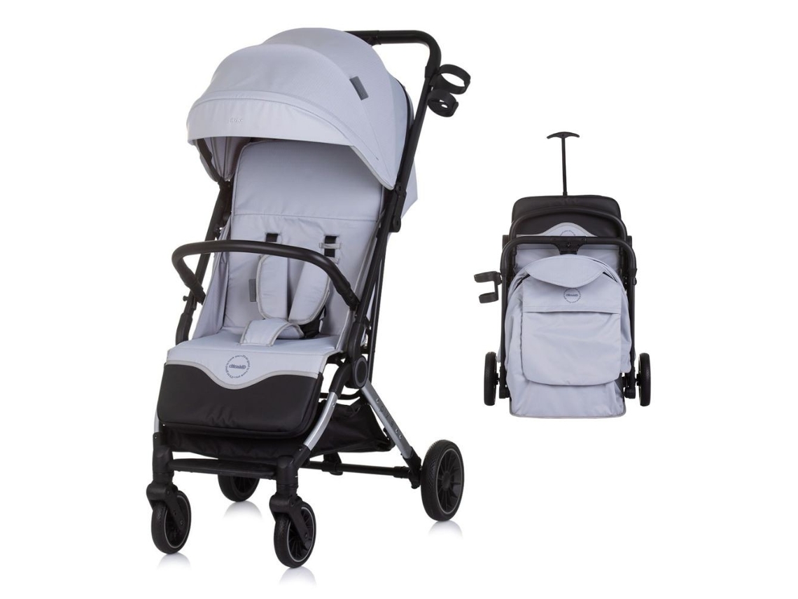 Cochecito Chipolino Pixie desde el nacimiento hasta los 22 kg en color gris nube