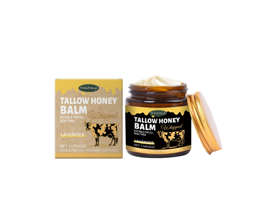 Crema para la piel con savia de res natural y miel.