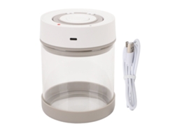 Tarro De Vidrio Sellado Eléctrico Con Vacío Para Almacenar Té Café Frutos Secos 600ml Cocina Hogar