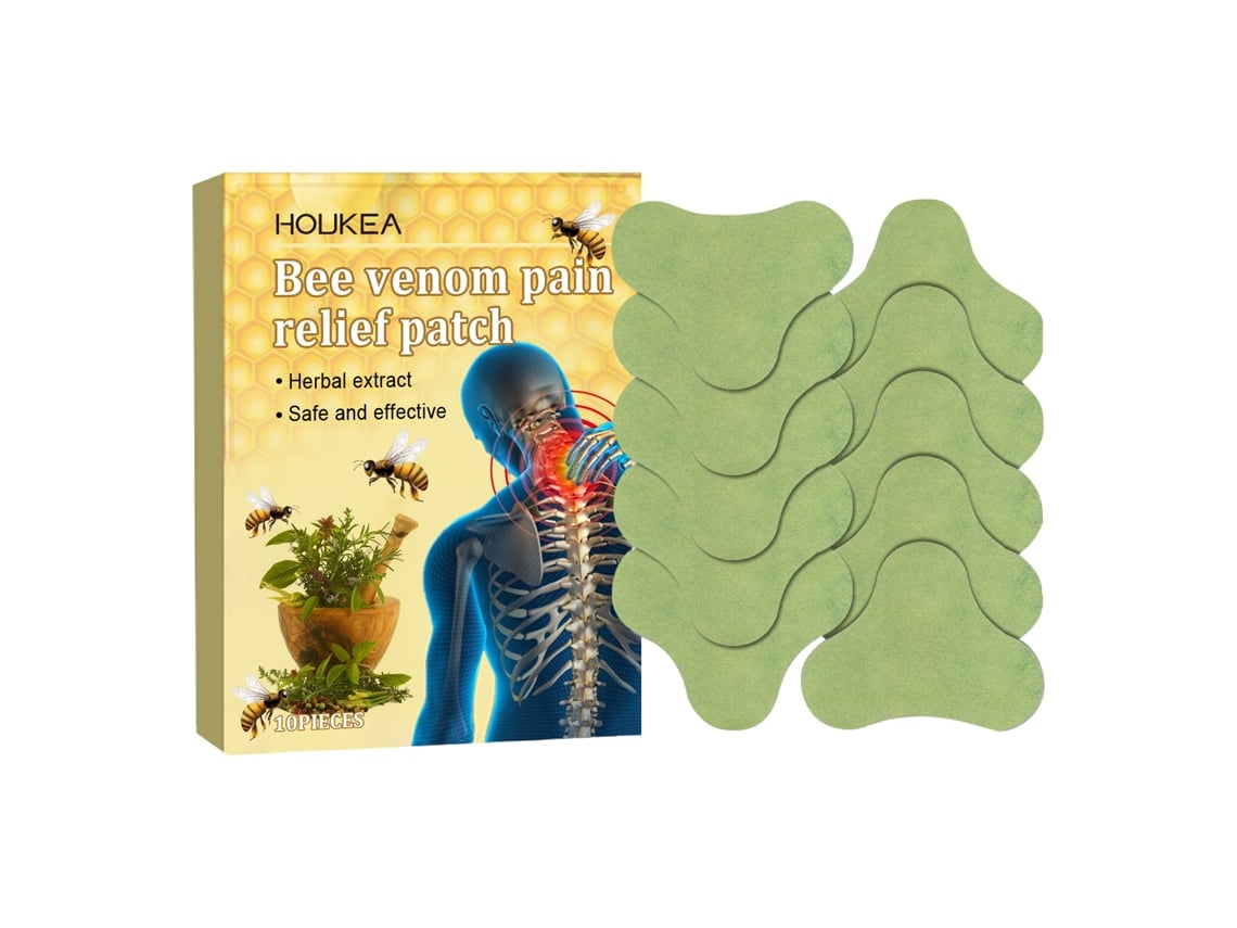 Parche calmante para picaduras de abeja en el cuello