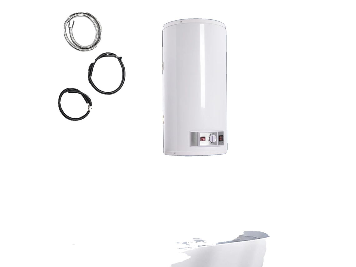 Calentador de agua, capacidad de 80 litros, sistema de calefacción eficiente, color blanco OEM