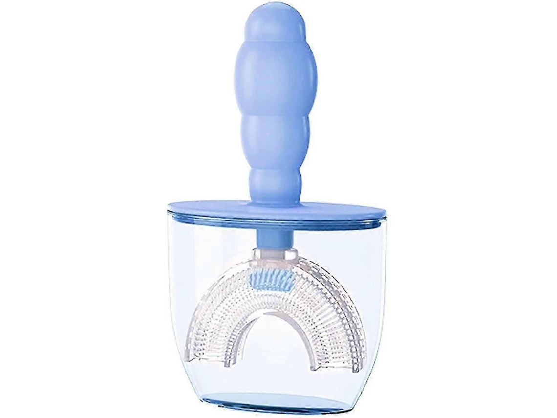 Cepillo de dientes manual en forma de U, herramienta de higiene bucal para niños, entrenamiento de limpieza GOKOCO
