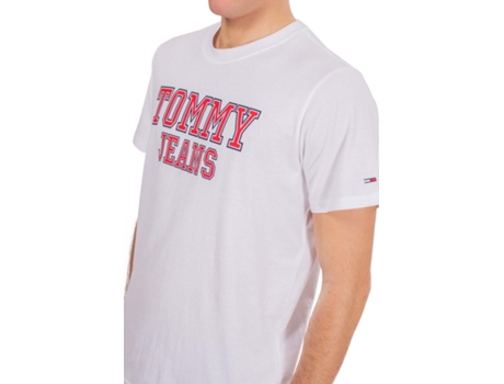 Camiseta de Hombre TOMMY JEANS Blanco (XL)