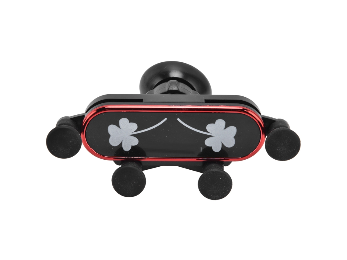 Soporte De Plástico Negro Ajustable Con Rotación De 360 Grados Para Teléfono Móvil En Coche Y Hogar.