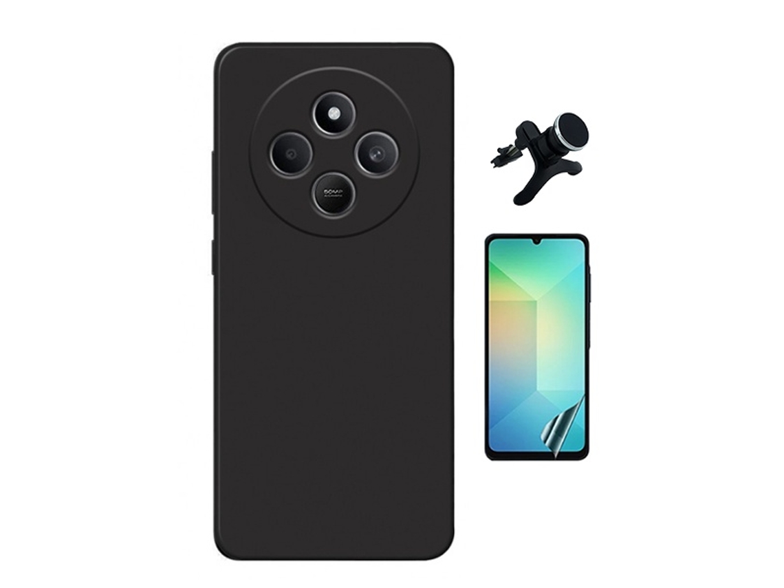 Protector de Pantalla Protectora Frente Proteção para Xiaomi Poco C75 GIFT4ME Negro