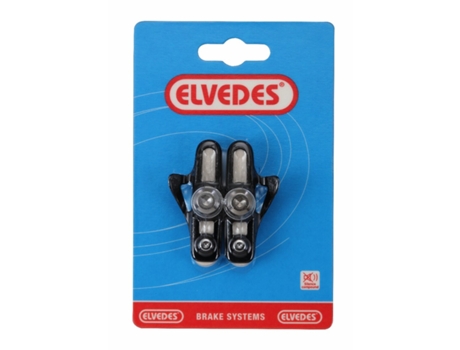 Par de pastillas de freno más portapastillas de aluminio Elvedes Shimano