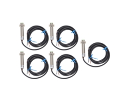 5 Unidades De Sensor De Proximidad Inductivo Npn M12 Normalmente Abierto, 6-36 V Cc, 2 Mm