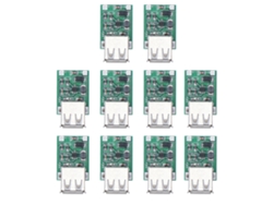 10 Módulos Elevadores De Cc A Cc, Convertidores De Voltaje Usb, Placa De Fuente De Alimentación Elevadora De Alta Eficiencia.