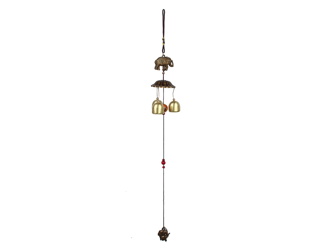 Campana De Viento Decorativa De Metal Con Forma De Animal Para Jardín Y Hogar (02)