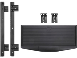 Bandeja Deslizante Ajustable Para Teclado, Para Colocar Debajo Del Escritorio, Color Negro, 35 Cm, Con Rieles Deslizantes.