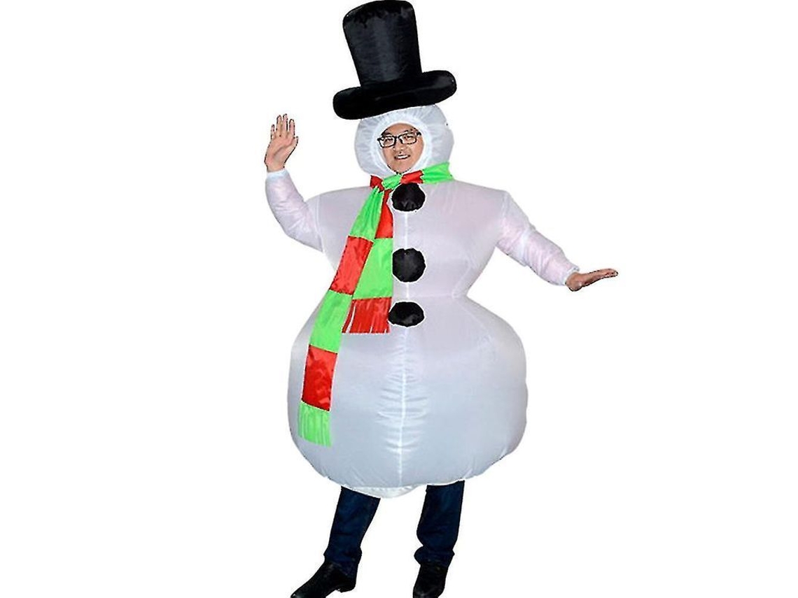 2026-disfraz Hinchable De Muñeco De Nieve Para Adultos Navidad Halloween Fiesta 2023