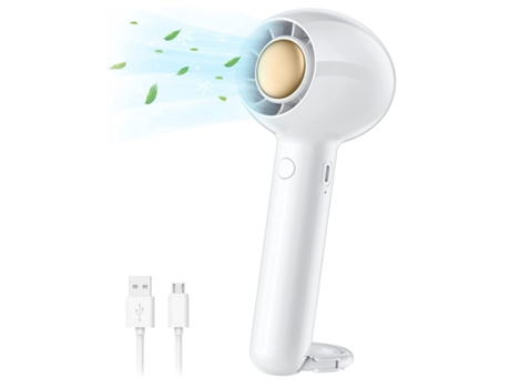 Mini Ventilador Portátil ENZON USB 2 Velocidades Blanco