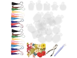 Marcapáginas con flores prensadas, kit para hacer marcapáginas con flores secas Vayotoy (DIY)