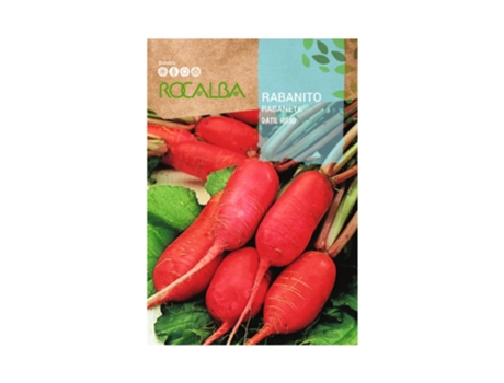 ROCALBA Rabanete Vermelho 10G Pacote 5 Envelopes