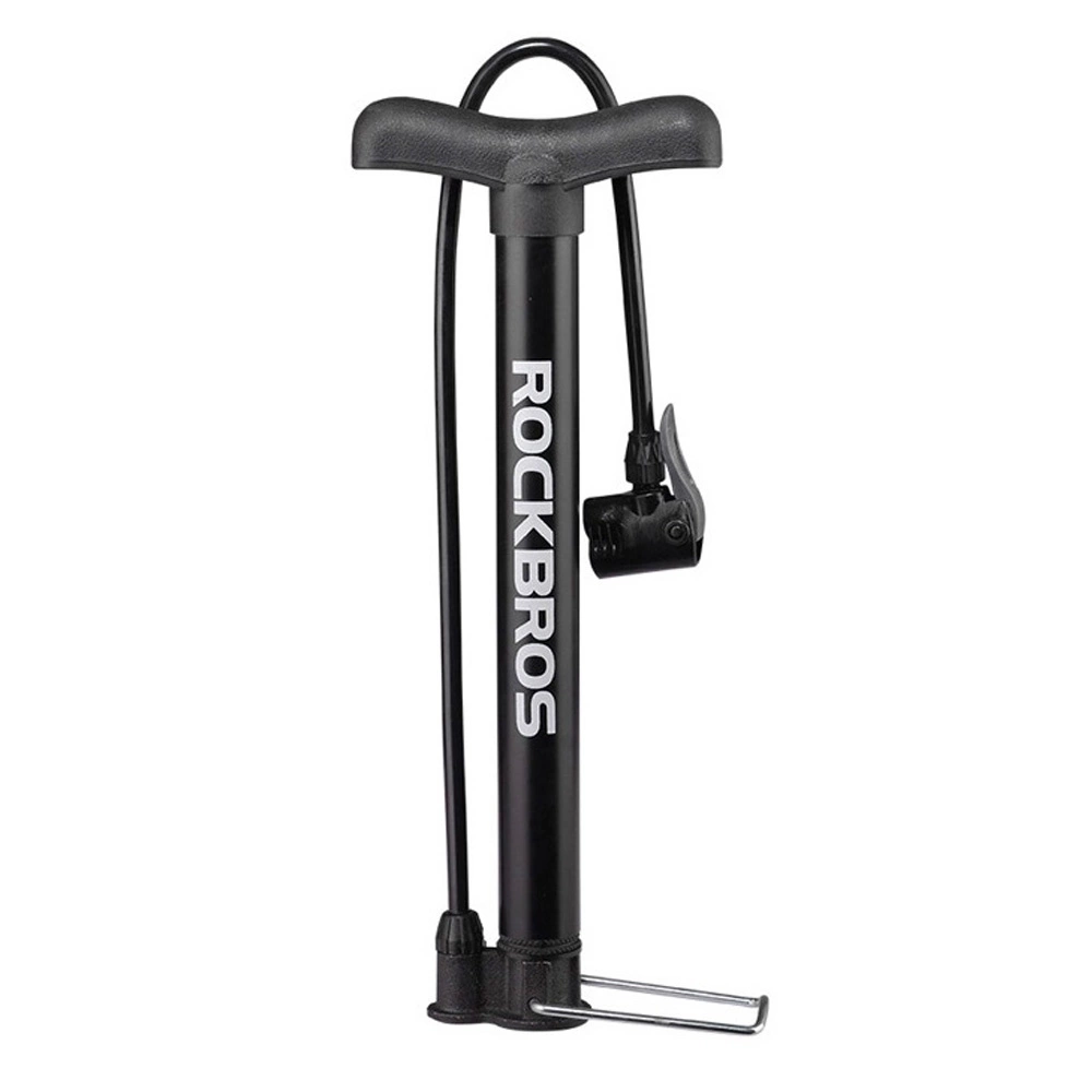Bomba de pie para bicicleta Rockbros con presión de 160 psi y manija