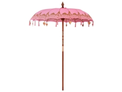 Sombrilla balinesa rosa 185 x 185 x 260 cm HARLANV1