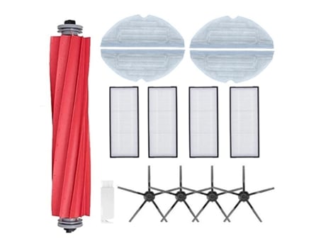 Para roborock s7 t7s filtro escova principal capa esfregão pano escova lateral