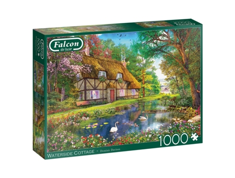 Puzzle Falcon de luxe Waterside Cottage 1000 pcs rompecabezas 1000 pieza(s) Granja