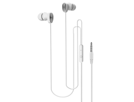 Auriculares Con cable Macaron Color Estéreo intrauditivo Compatible con Android Iphone Huawei Blanco