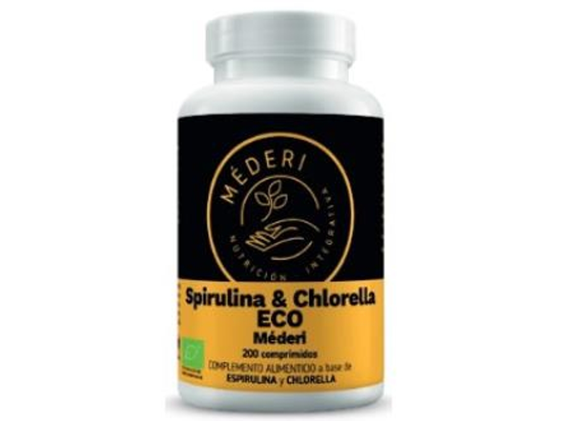 Espirulina Clorella Eco 200 Comprimidos MÉDERI NUTRITION