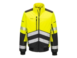 Chaqueta Softshell Alta Visibilidad Ev4 3 Capas | Trabajo Amarillo/negro / S