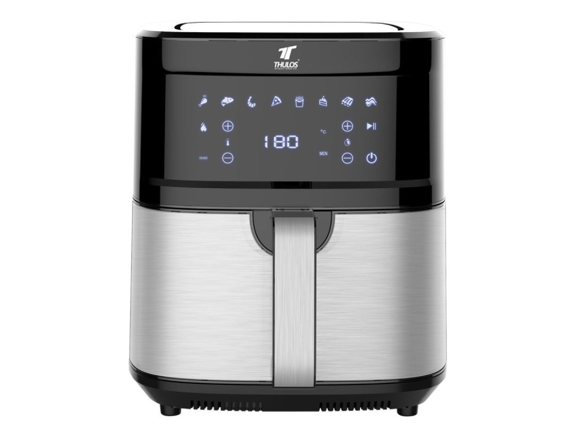 Freidora de Aire con 8 Programas y 6.5 Litros de Capacidad: Cocina Saludable y Versátil Prepara una amplia variedad de platos saludables con esta THULOS