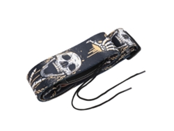 Correa Ajustable Con Diseño De Calavera Para Guitarra, 5 Cm (2 Pulgadas), Poliéster, Para Guitarras Acústicas, Eléctricas Y Bajos.