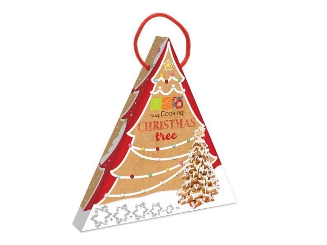 Molde de silicona - Scrapcooking - Kit de cortadores - Tema navideño - 16 x 6 x 0,8 cm - Fácil mantenimiento