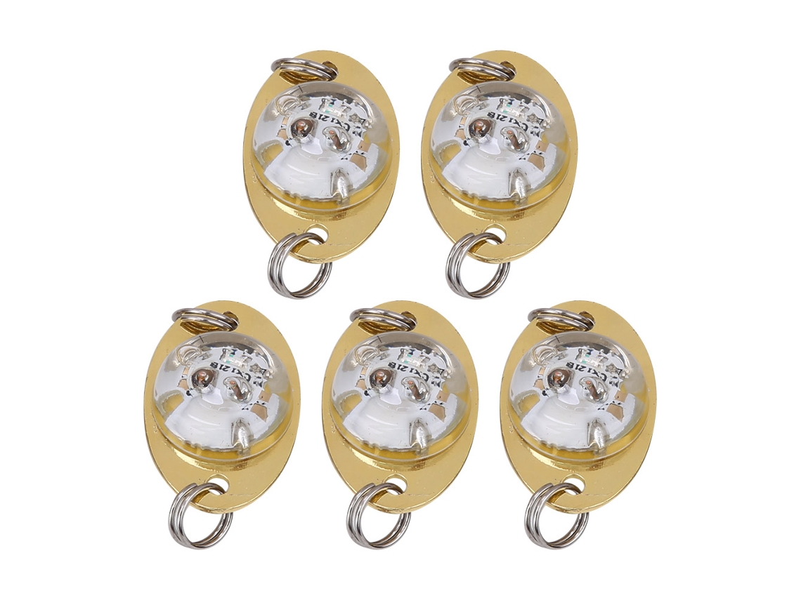 5 Luces Led Subacuáticas Para Pesca Nocturna, Ideales Para Atraer Señuelos Y Cebos.