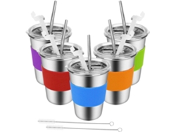 Vasos con pajita para niños (12 oz)