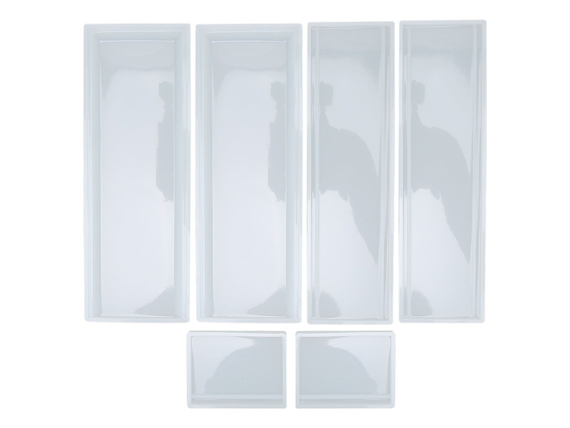 Molde de silicona Rebe para caja de almacenamiento de dominó, ecológico, seguro, no tóxico, reutilizable y duradero para proyectos de bricolaje.