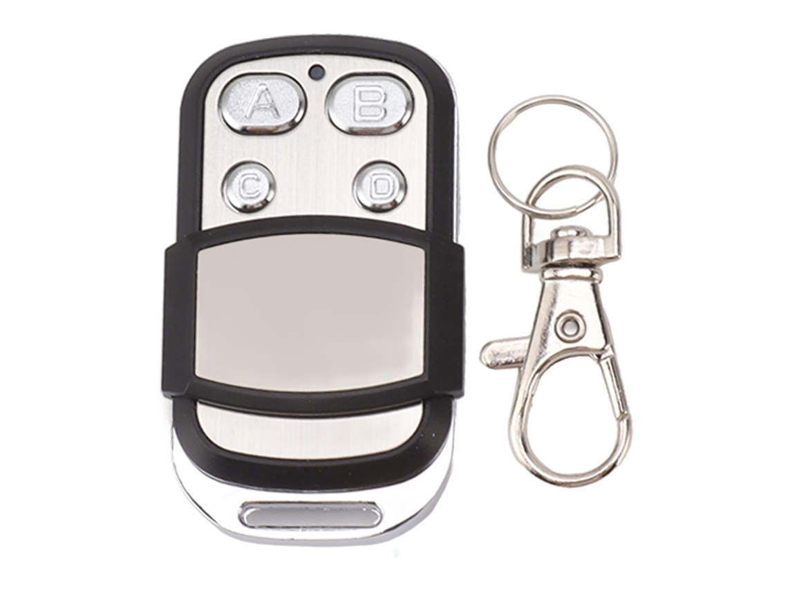 Control Remoto Inalámbrico Con 4 Botones Para Apertura De Puerta De Garaje, Sistema De Seguridad, Batería Integrada.