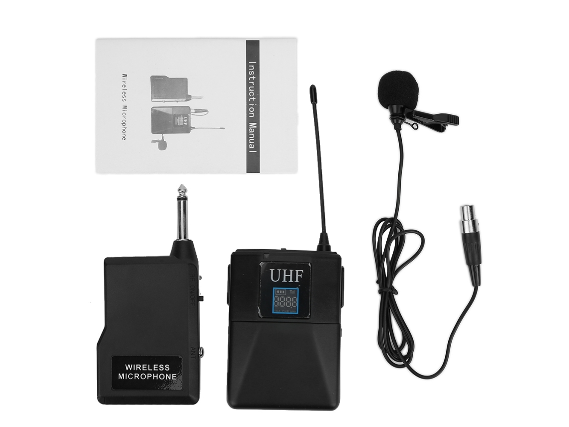 Micrófono Inalámbrico Lavalier Multifunción One For One Con Conversión De Frecuencia Y Altavoz