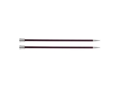 Aguja de crochet de una sola cara de aluminio Zing de Knit Pro de 30 cm x 6 mm, color morado Kp47273 Knitpro
