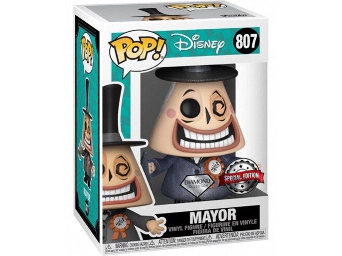 Figura Pop Disney Pesadilla antes de Navidad Exclusiva del alcalde B.active